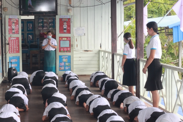 อบรมคุณธรรมจริยธรรม ป.1-3 ปีการศึกษา 2565