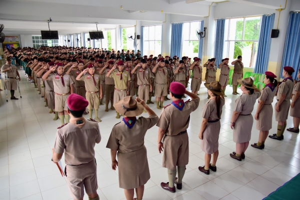 พิธีประจำกองลูกเสือสามัญรุ่นใหญ่ ประจำปี 2567